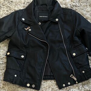 Urban Republic Kids Black Moto Jacket